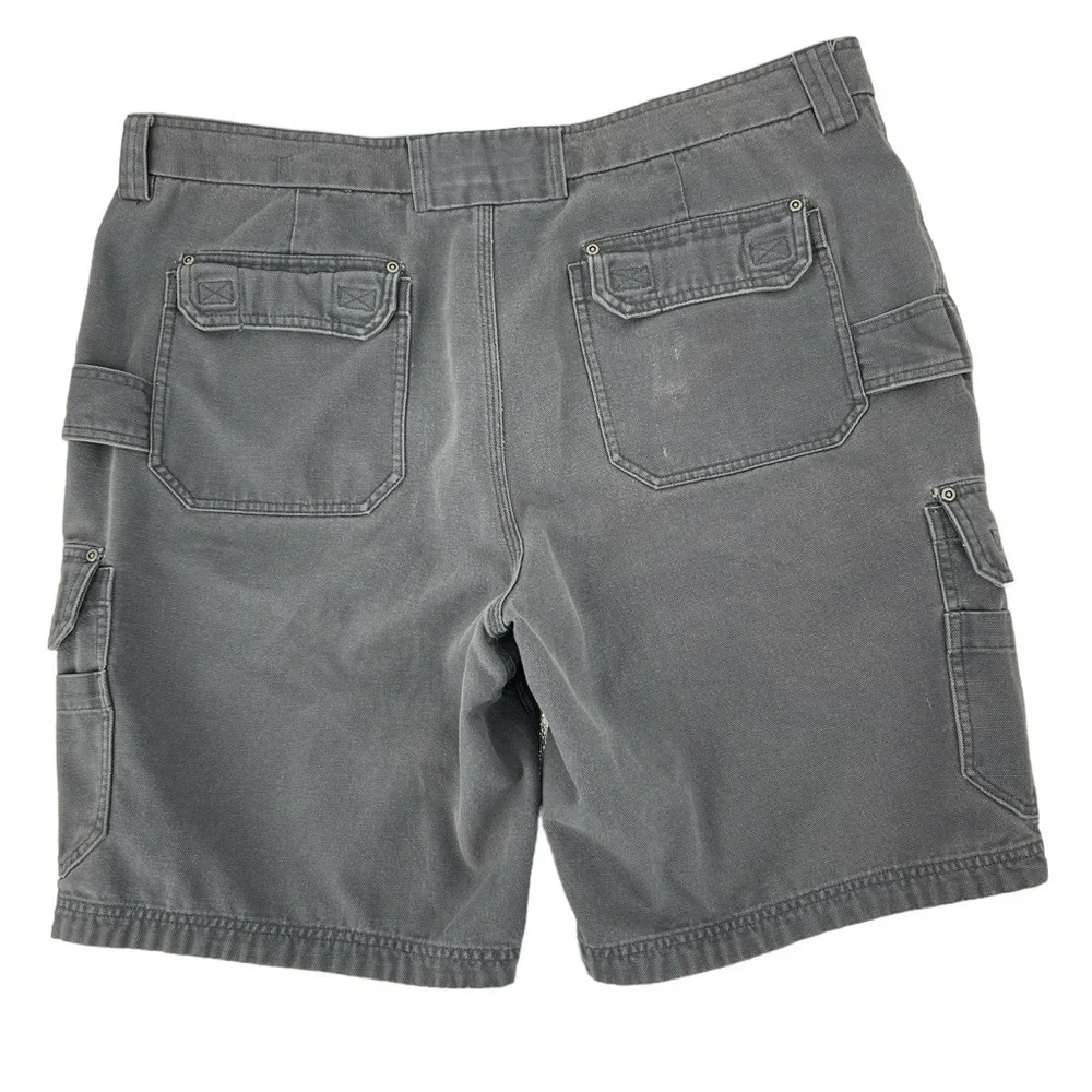 𝅺Duluth flex fire hose cargo utility Shorts Grey SZ 44